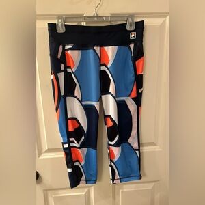 Women’s Fila Sport Capri Leggings Sizee Medium